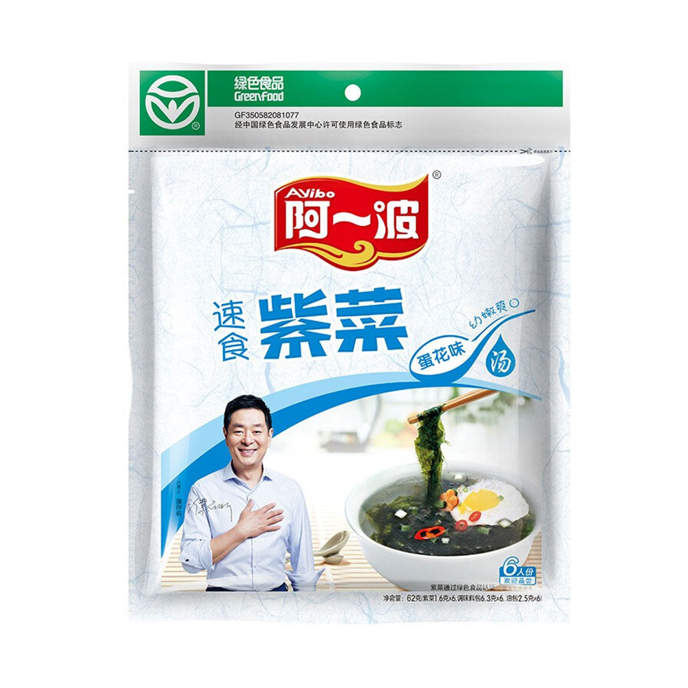 Sopa de algas instantánea sabor huevo 62g