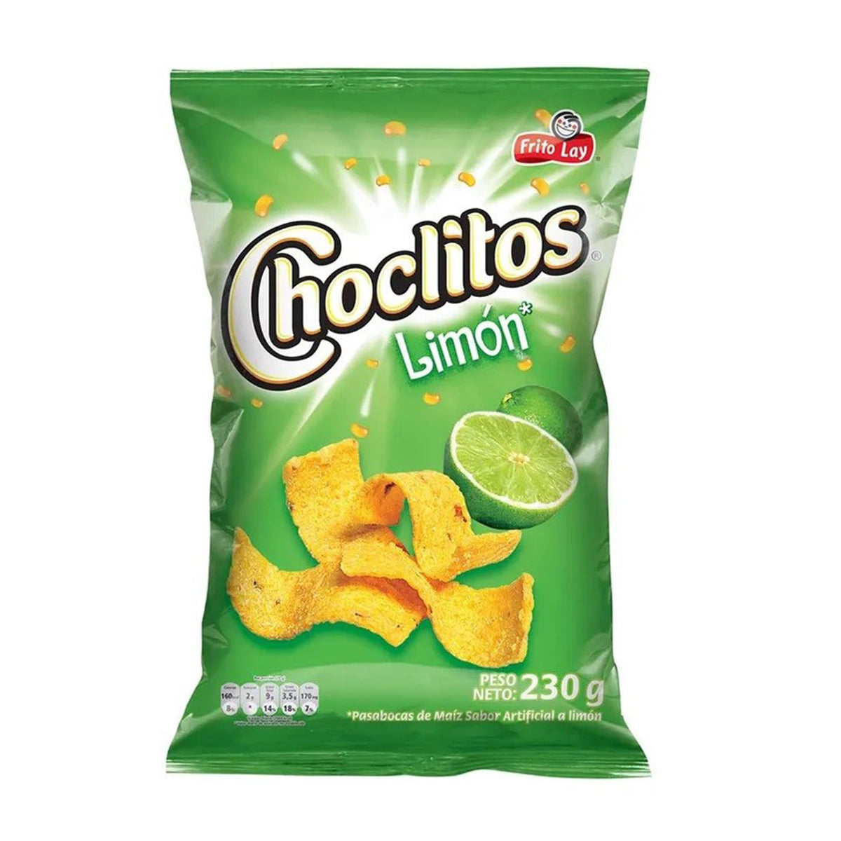 Choclitos Sabor limón 210g