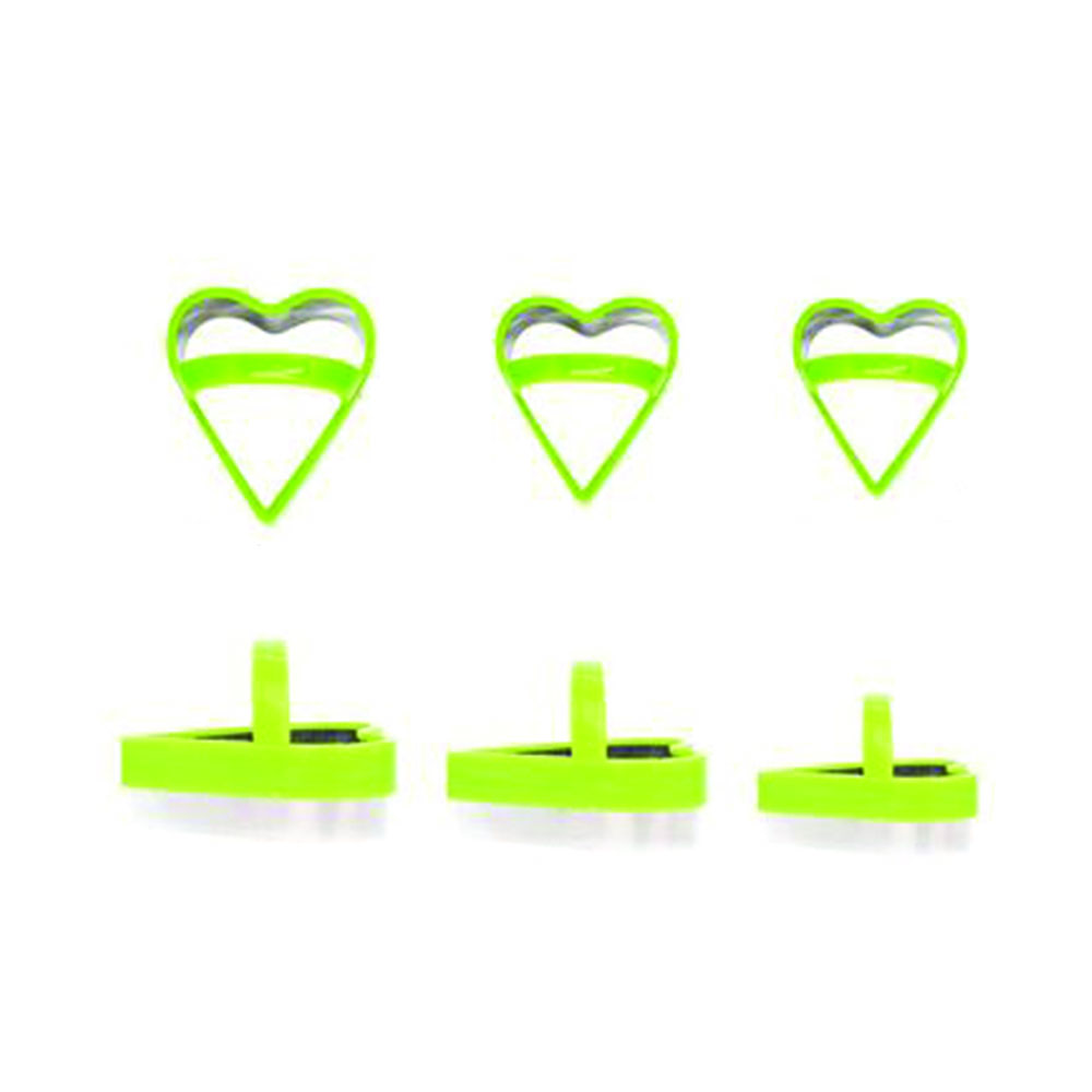 Cortapastas corazón 3pcs